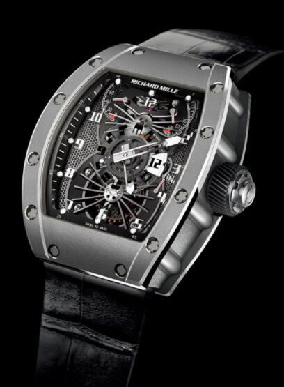 Replica Richard Mille RM 022 Tourbillon Aerodyne Dual Time Zone Watch